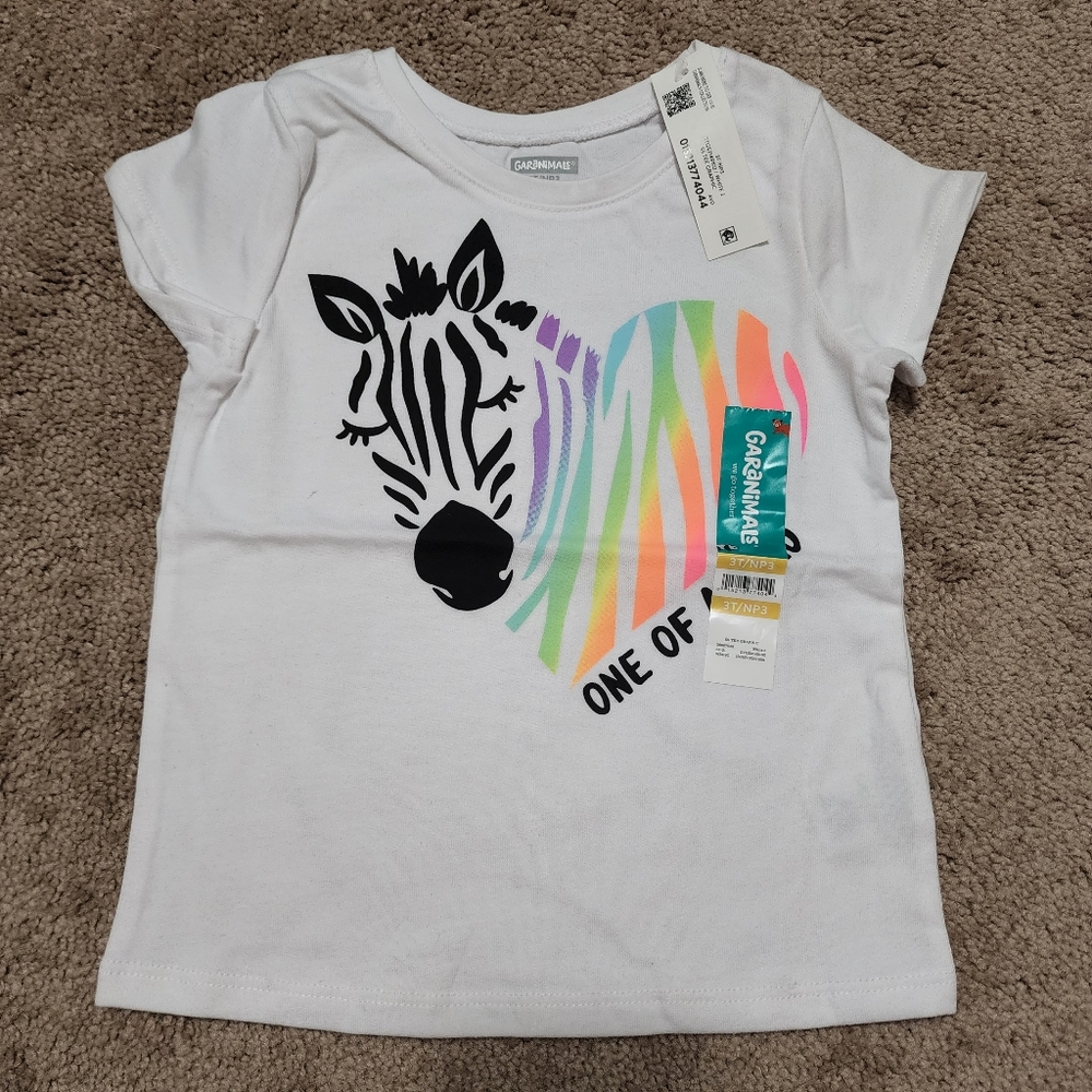 Rainbow Zebra Graphic Tee Mix & Match